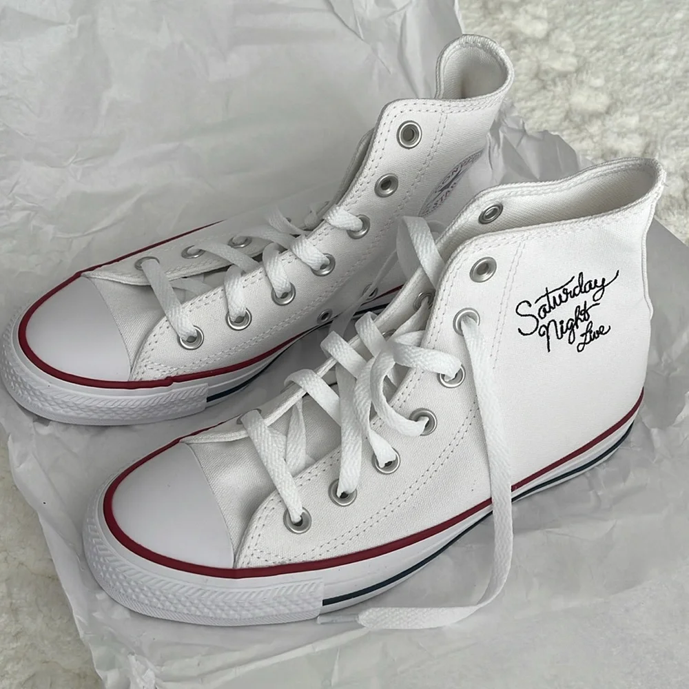 SNL custom embroidered converse - Picture 4 of 6